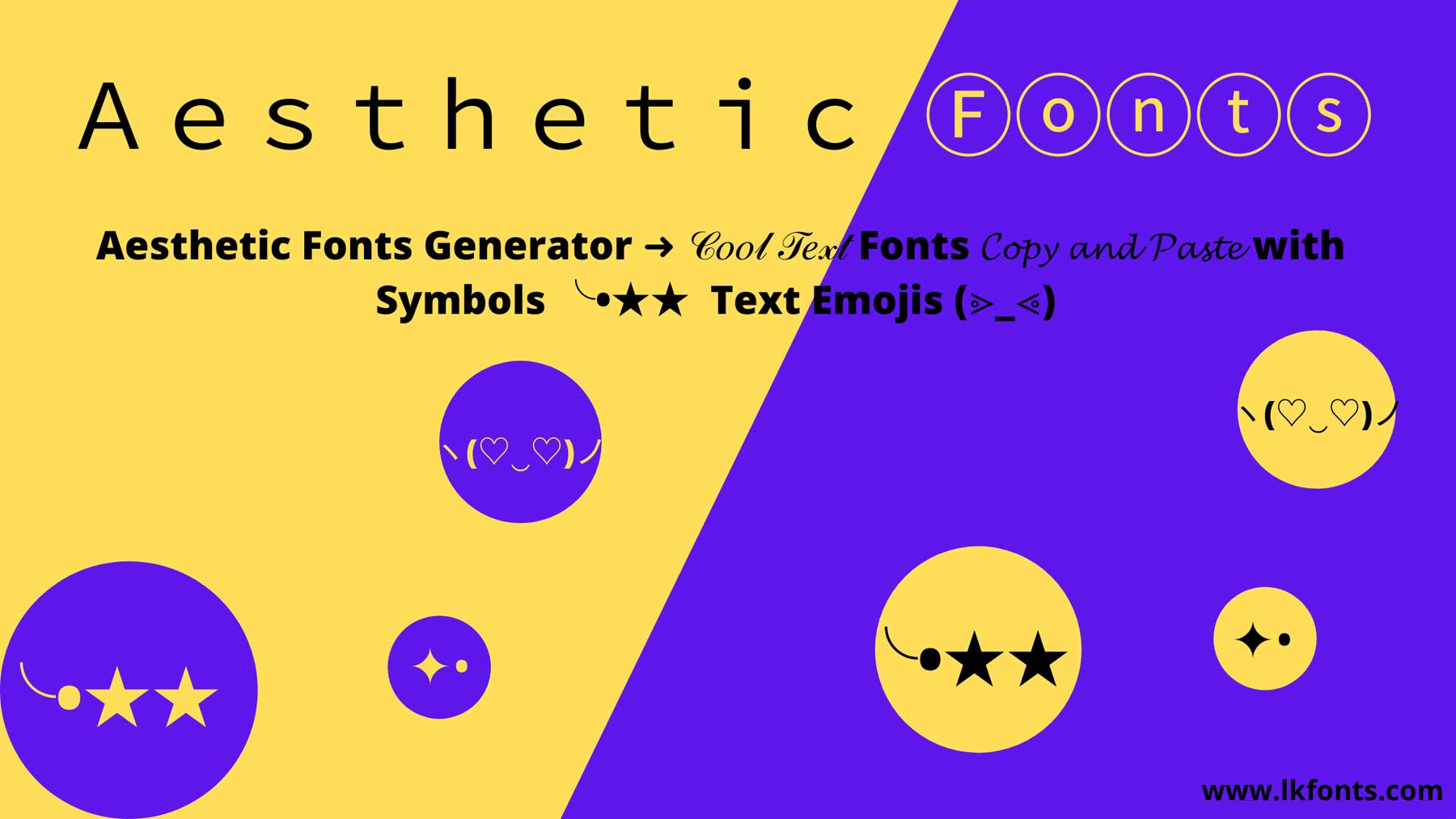 Aesthetic Fonts